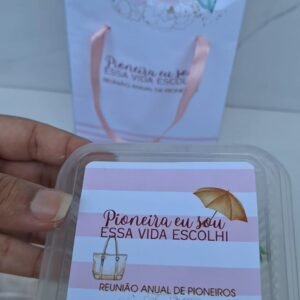 Tag para pote Pioneiro(a)(7x7) - Arquivo Digital