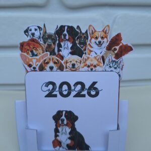 Calendário de mesa Cachorros - RADANI (arquivo digital)