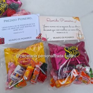 Tag para doces (Pioneiro e Pioneira) para sacola de 10 cm (Brinde tag para Anciãos) - Arquivo Digital