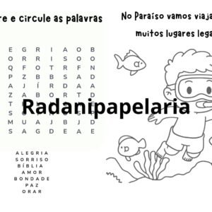 Caderno infantil de Reunião para crianças alfabetizadas - arquivo digital