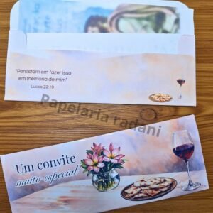 Envelope Celebração Grande (Com cartela de adesivos e mais 5 papéis de carta de mimo) - Arquivo digital