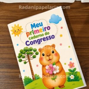 Caderno do Congresso Felicidade Eterna (produto físico) - para crianças de 2 a 3 anos